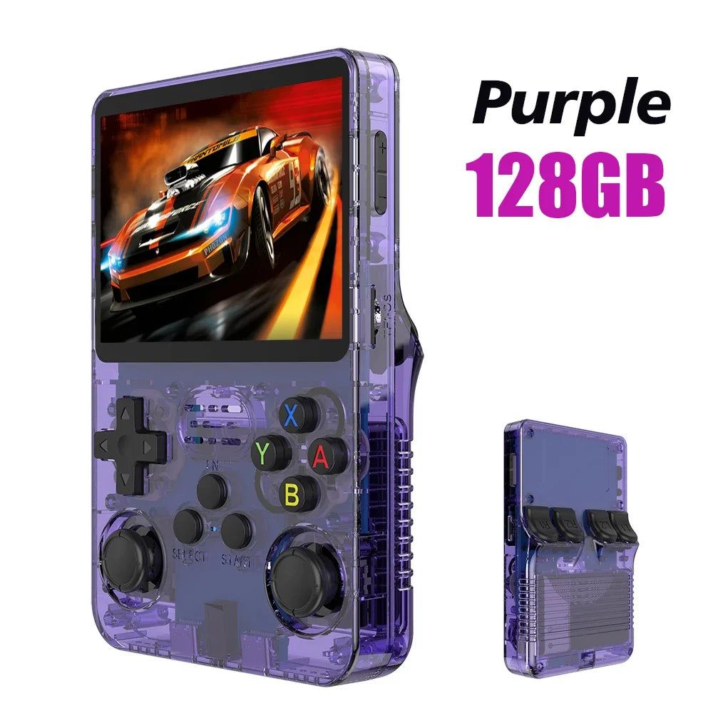 R36S Retro Handheld Video Game Console Linux System 3.5 Inch IPS Screen Portable Pocket Video Player 64G 128GB Games Kid Gift