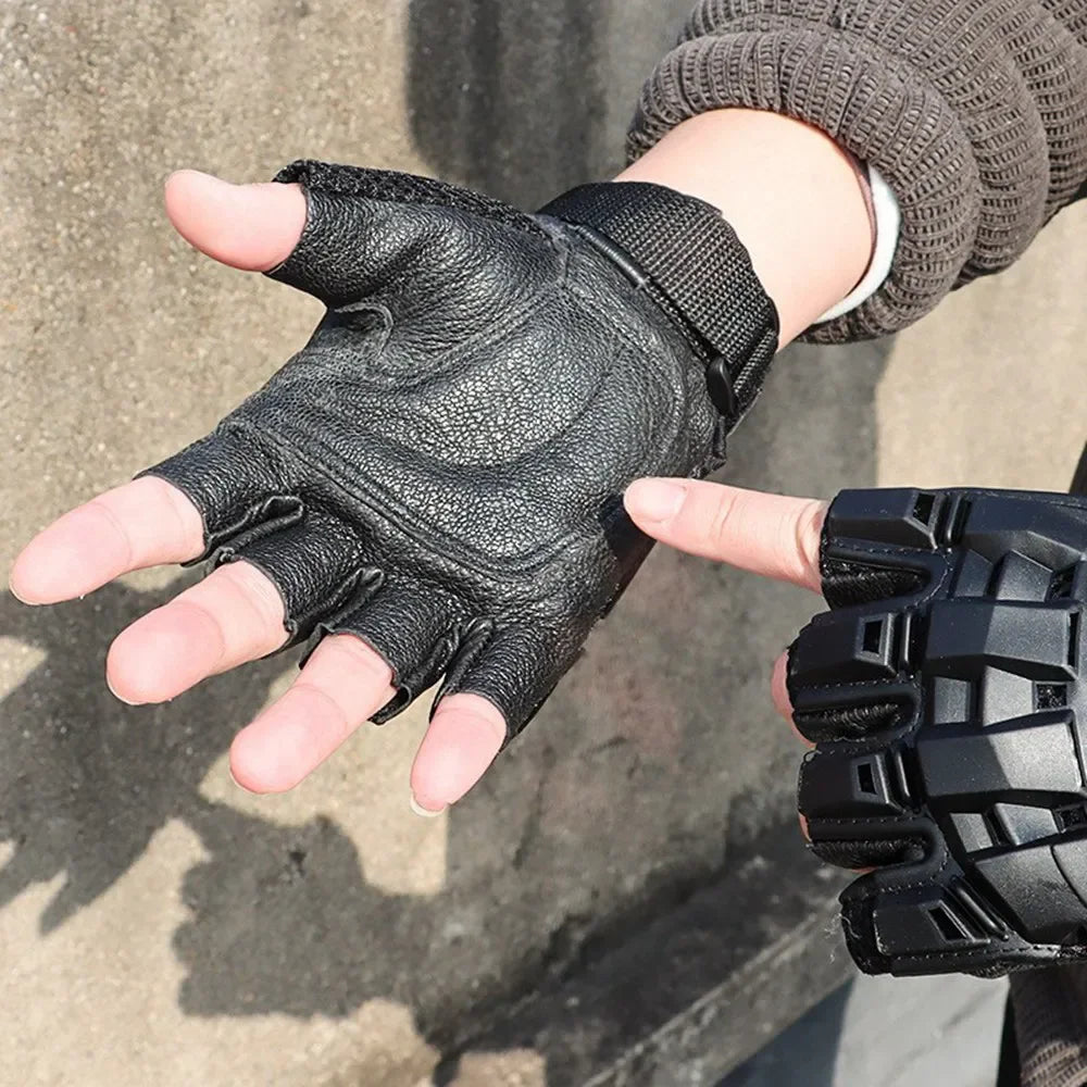 Outdoor Tactical Hard-Shell Breathable Gloves Full/Half Finger Motorcycling Cycling Gloves