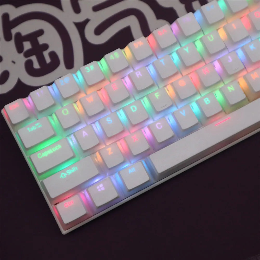 104 Keys Pudding Theme Keycap OEM Profile ABS PBT Double Shot Keycap For Mx Switch Mechanical Keyboard RGB Backlit Key Caps