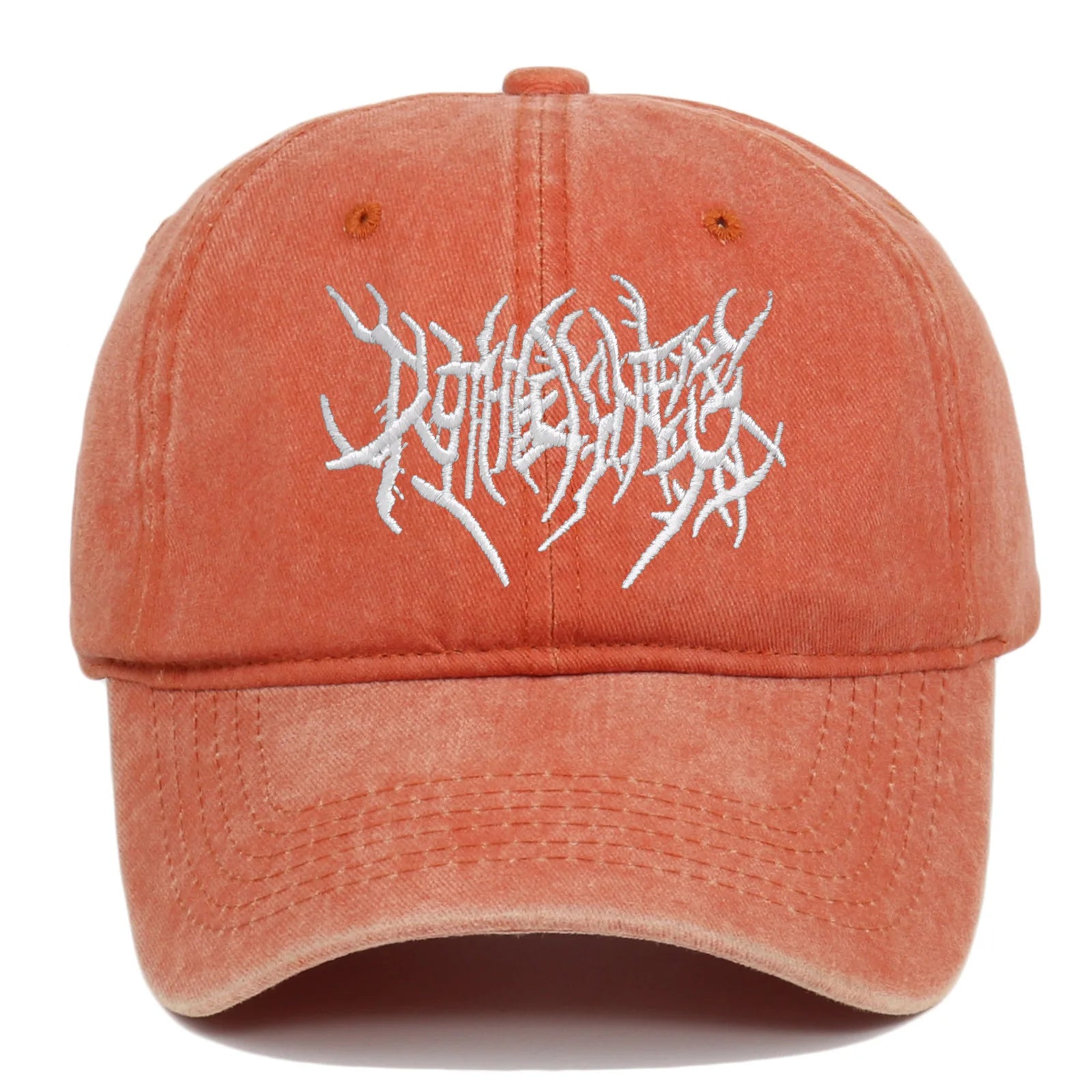 Trendy Embroidered Rock - style Baseball Cap with Unique Logo