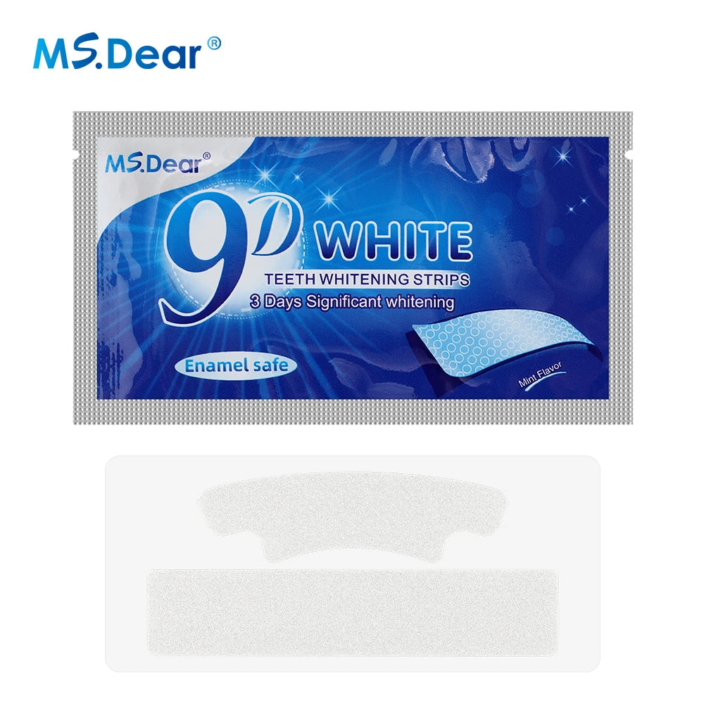 7/14/21/28/70 Pairs 5D Gel Teeth Whitening Strip White Tooth Dental Kit Oral Hygiene Care Strip False Teeth Veneers Whiten Gel