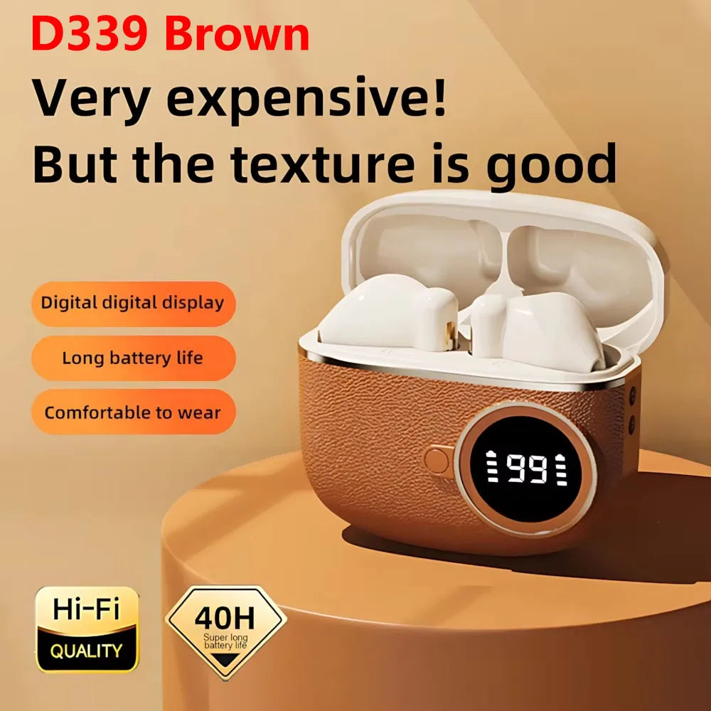 NEW HK3 Wireless BT5.3 Headset T2 TWS Headphones ENC Headphones LED Power Digital Display Stereo Sound Earphones for Sports