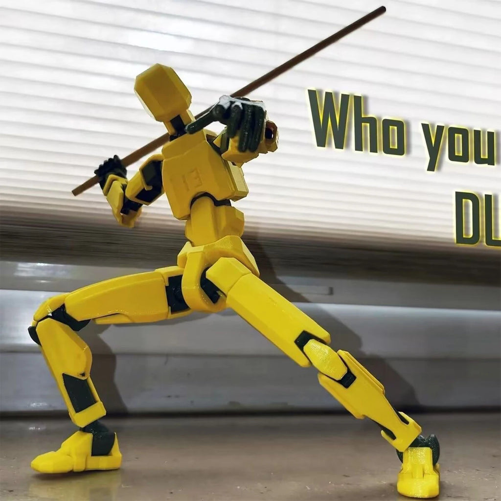 1PCS 13 Joints Figure Articulate Movable Dummy Doll Diy Assembly Toy 3D Printed Action Figure Stop Motion Animation Dummy