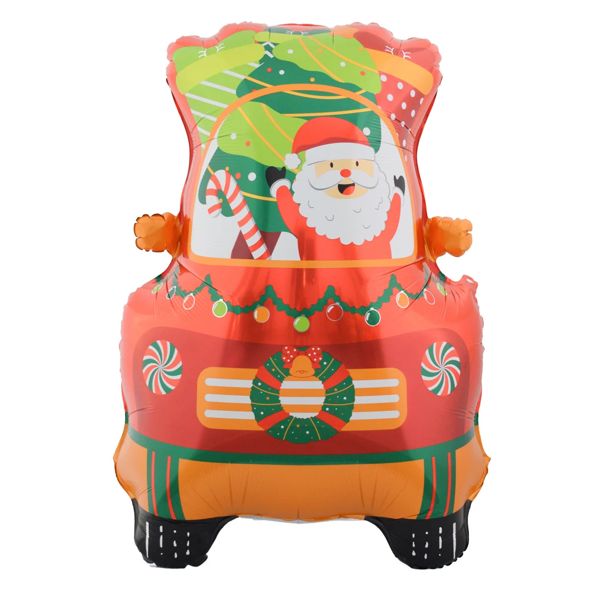 1set Giant Stand Pedestal Christmas Theme Foil Balloons Snowman Santa Claus Tree Elk Balloon Christmas Decorations