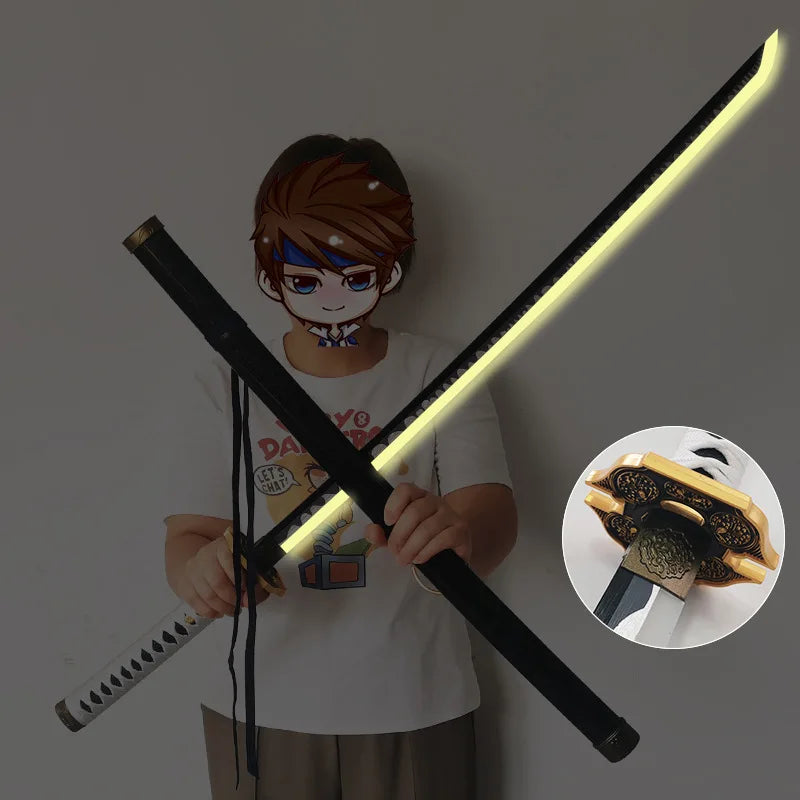 104cm Vergil Katana Yamato Knife Devil May Cry 5 Cosplay Prop Yamato Sword Blade Real Size Japanese Katana Samurai Sabre Kid Toy