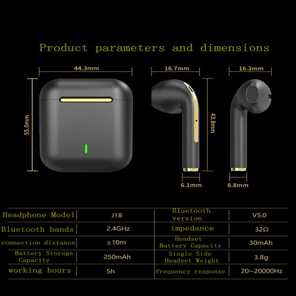 Redmi Wireless Headset Upgraded Bluetooth 5.3  TWS  Headset HD Music Headphones In-Ear Hands-Free With Microphone