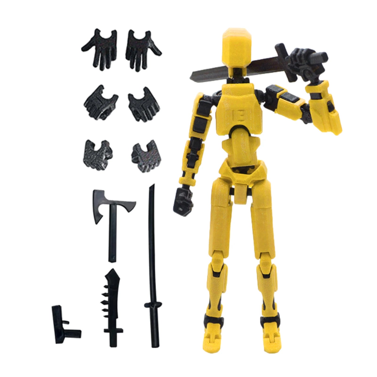 1PCS 13 Joints Figure Articulate Movable Dummy Doll Diy Assembly Toy 3D Printed Action Figure Stop Motion Animation Dummy