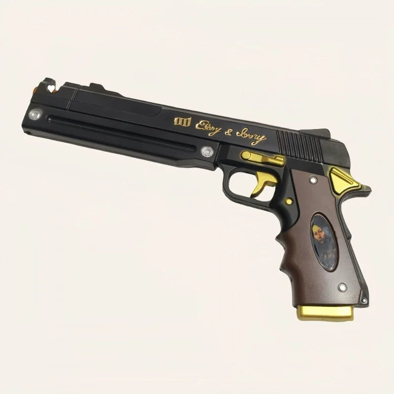 PU Dante Pistol Gun Ebony Ivory Weapon Anime Devil May Cry 4 Cosplay Prop DMC Gun Real Size Japanese Katana Samurai Sabre Toy