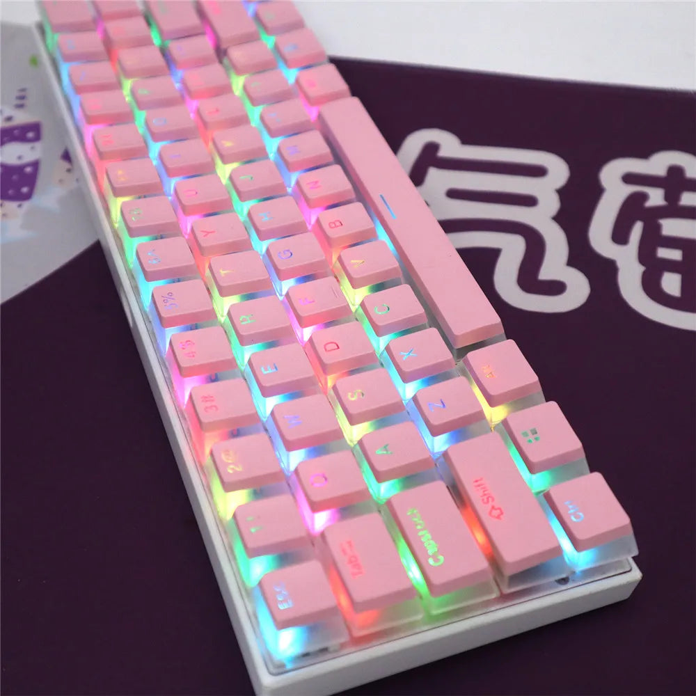 104 Keys Pudding Theme Keycap OEM Profile ABS PBT Double Shot Keycap For Mx Switch Mechanical Keyboard RGB Backlit Key Caps