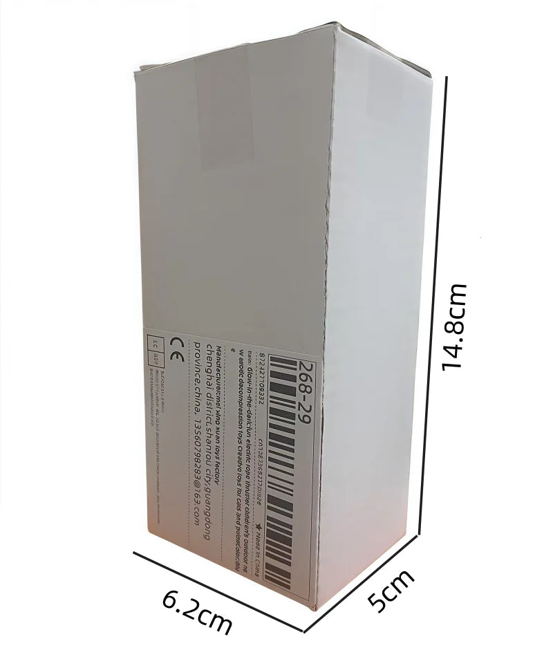 Glow-in-the-dark fun electric rope thruster children's outdoor new exotic decompression toys Creative toys for cats and pets