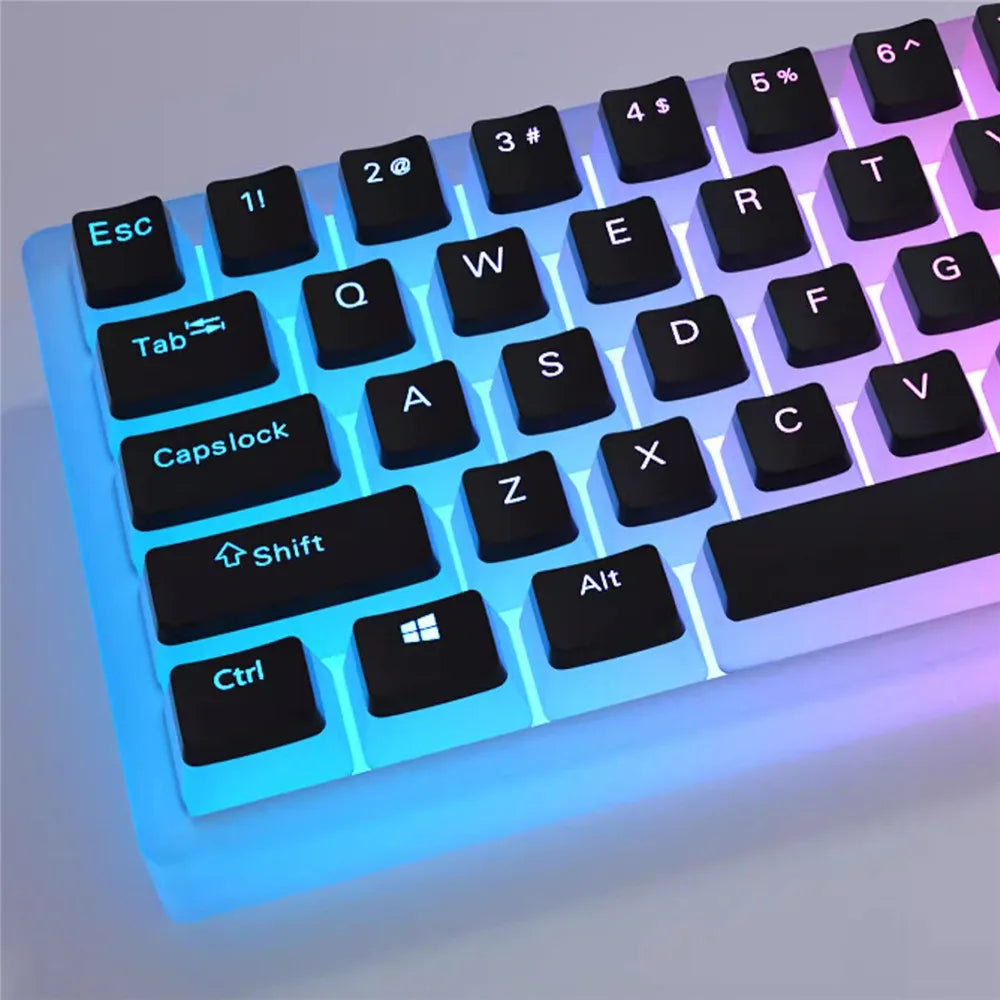 104 Keys Pudding Theme Keycap OEM Profile ABS PBT Double Shot Keycap For Mx Switch Mechanical Keyboard RGB Backlit Key Caps