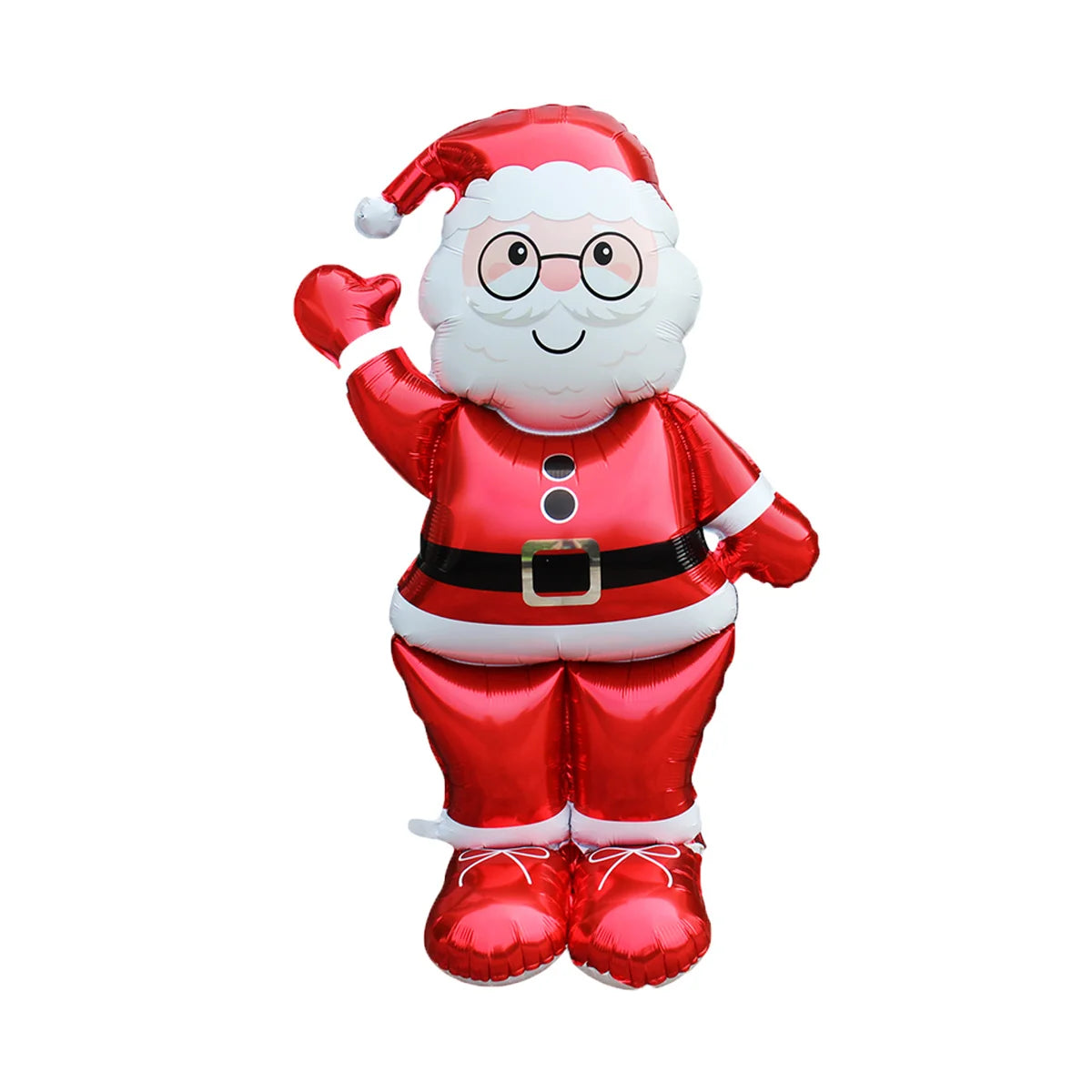 1set Giant Stand Pedestal Christmas Theme Foil Balloons Snowman Santa Claus Tree Elk Balloon Christmas Decorations