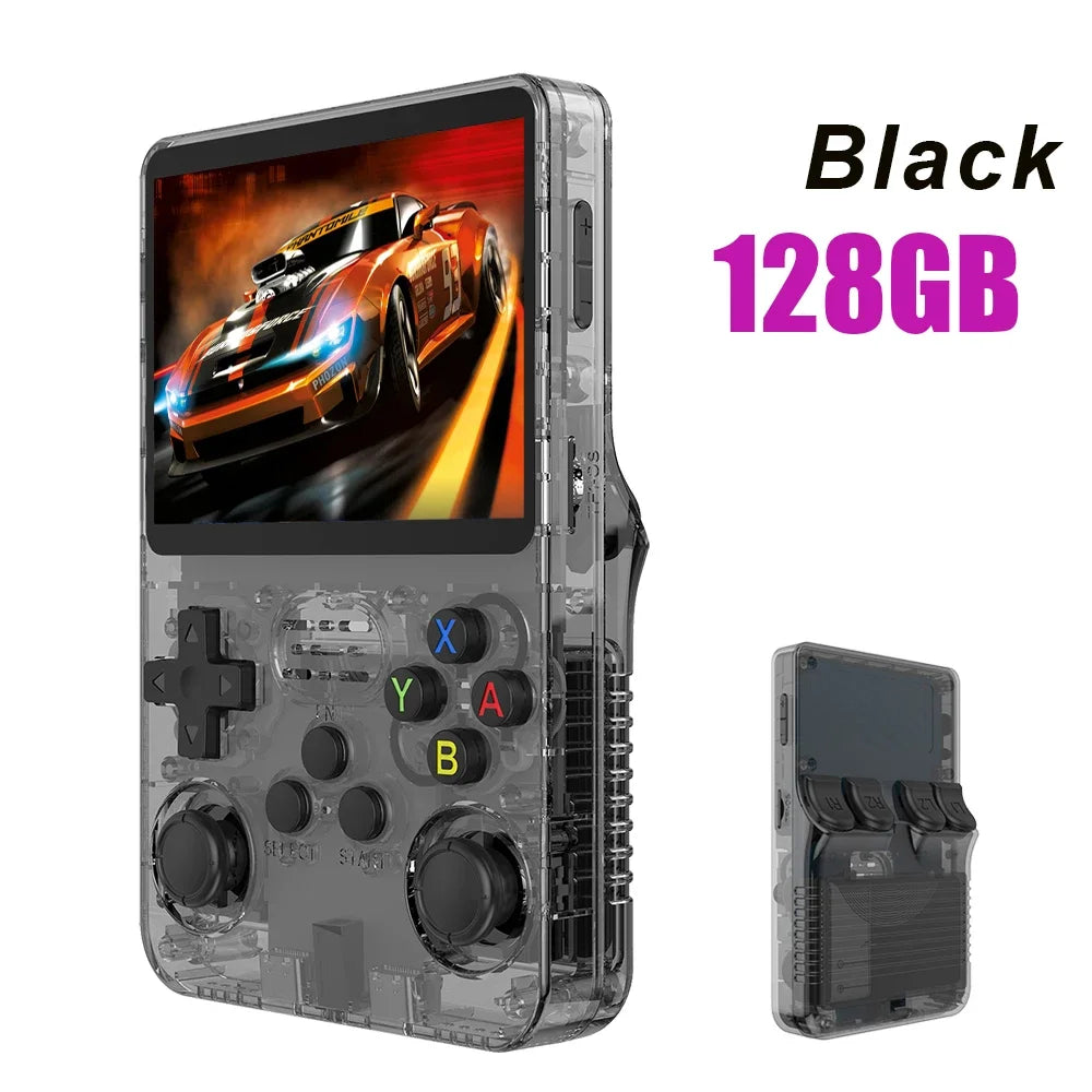 R36S Retro Handheld Video Game Console Linux System 3.5 Inch IPS Screen Portable Pocket Video Player 64G 128GB Games Kid Gift