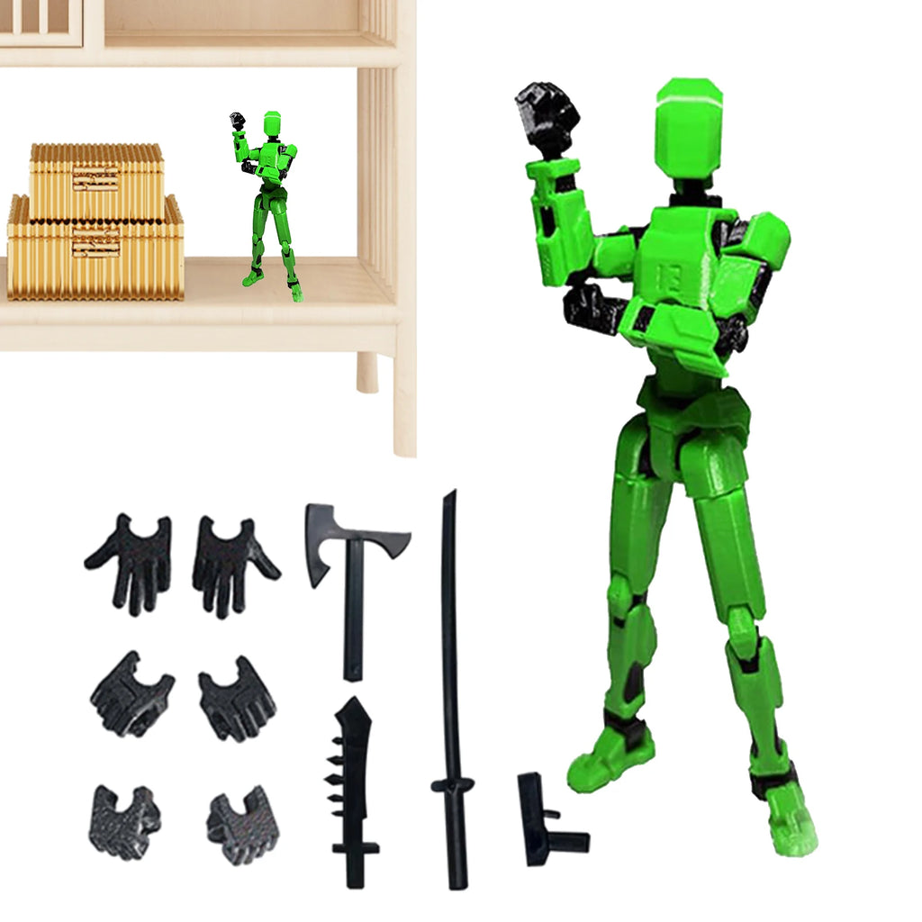 1PCS 13 Joints Figure Articulate Movable Dummy Doll Diy Assembly Toy 3D Printed Action Figure Stop Motion Animation Dummy