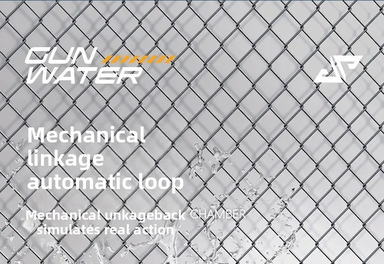 Cross-Border Children's Glock Water Gun Manual Continuous Fire Beach Backpack Water Gun Bath Toy from Mainland China