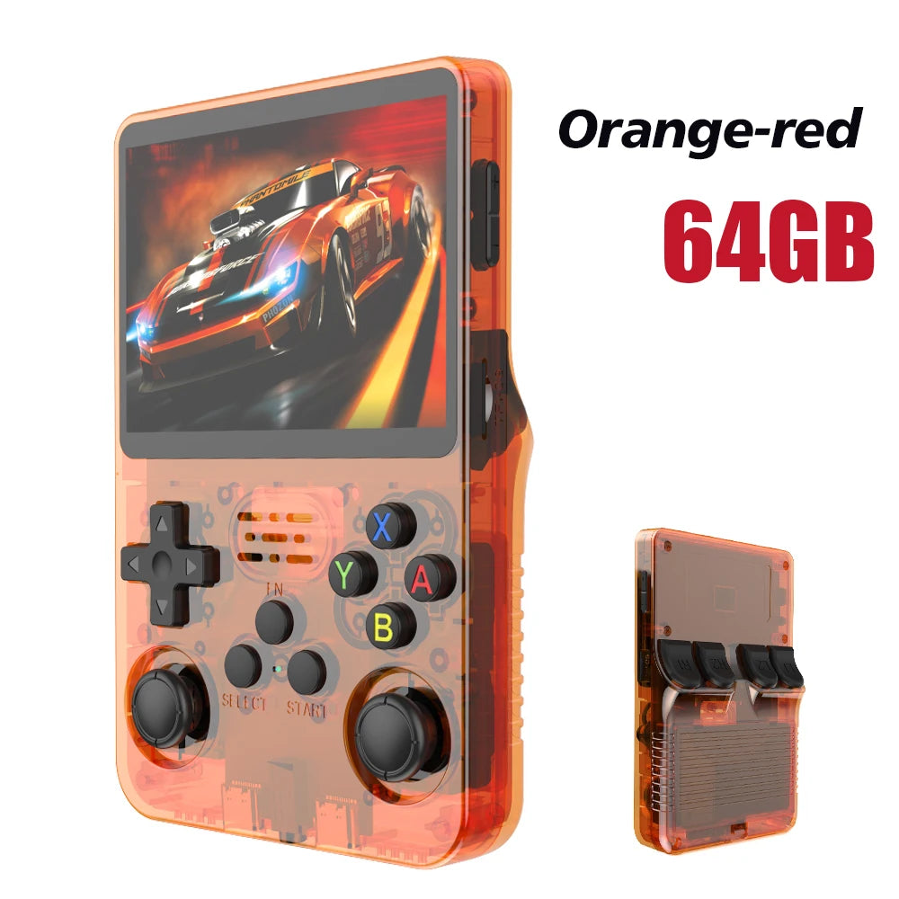 R36S Retro Handheld Video Game Console Linux System 3.5 Inch IPS Screen Portable Pocket Video Player 64G 128GB Games Kid Gift