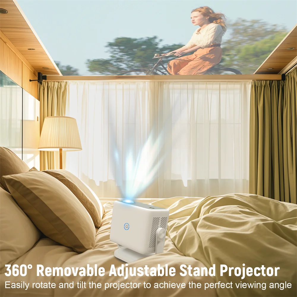 Velec Projector TP350 650 ANSI 4K HD 1080P Auto Focus Android 13 Wifi6 BT5.2 Portable Outdoor Video Smart Home Theater Proyector