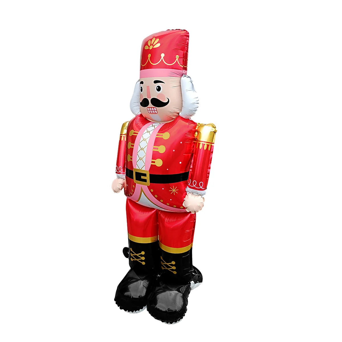 1set Giant Stand Pedestal Christmas Theme Foil Balloons Snowman Santa Claus Tree Elk Balloon Christmas Decorations