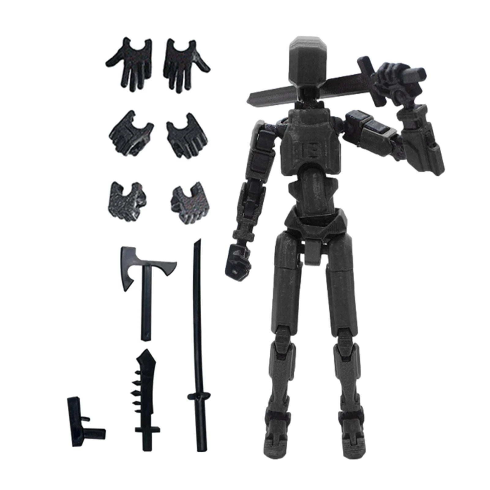 1PCS 13 Joints Figure Articulate Movable Dummy Doll Diy Assembly Toy 3D Printed Action Figure Stop Motion Animation Dummy