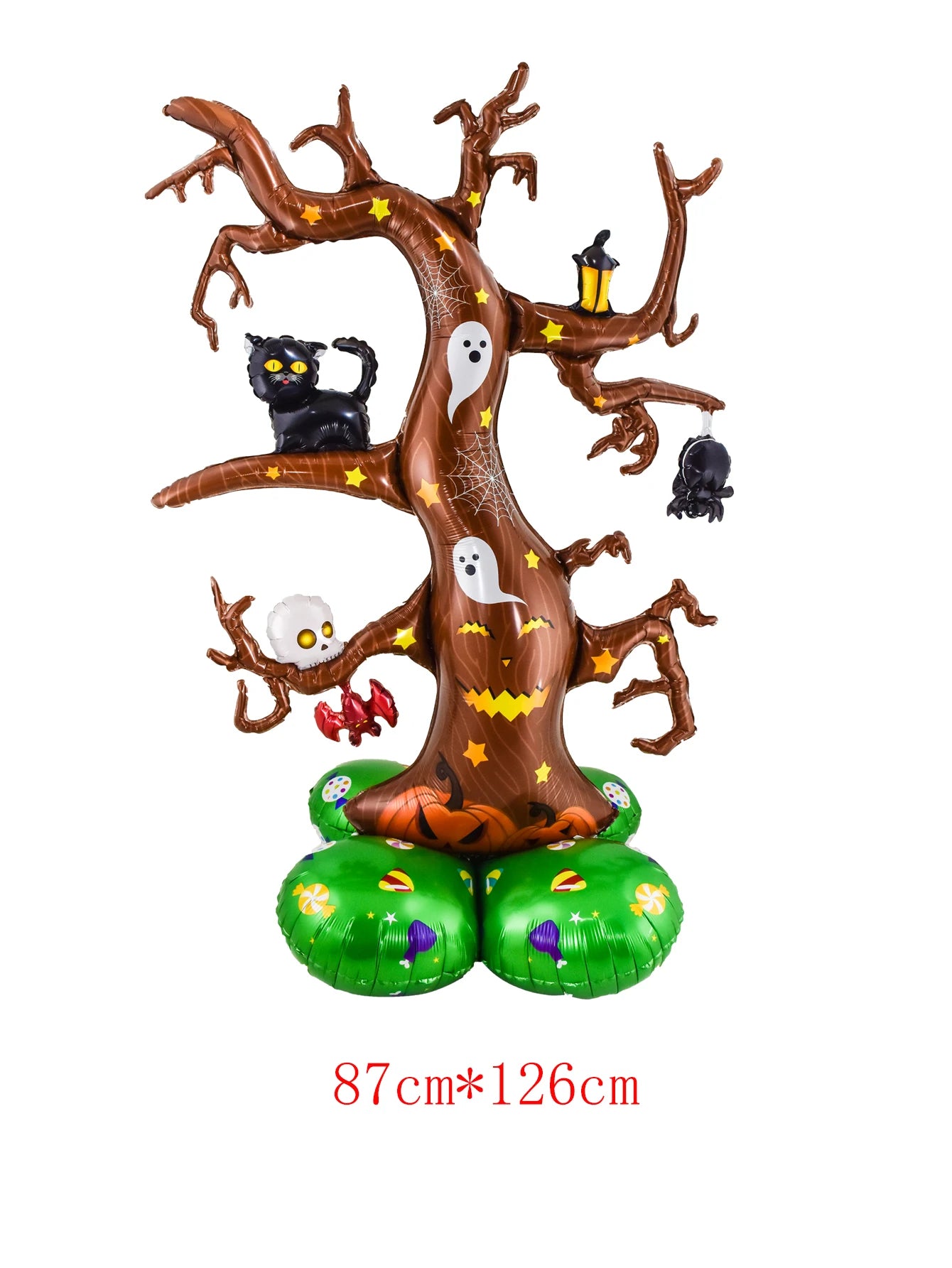 1set Giant Stand Pedestal Christmas Theme Foil Balloons Snowman Santa Claus Tree Elk Balloon Christmas Decorations