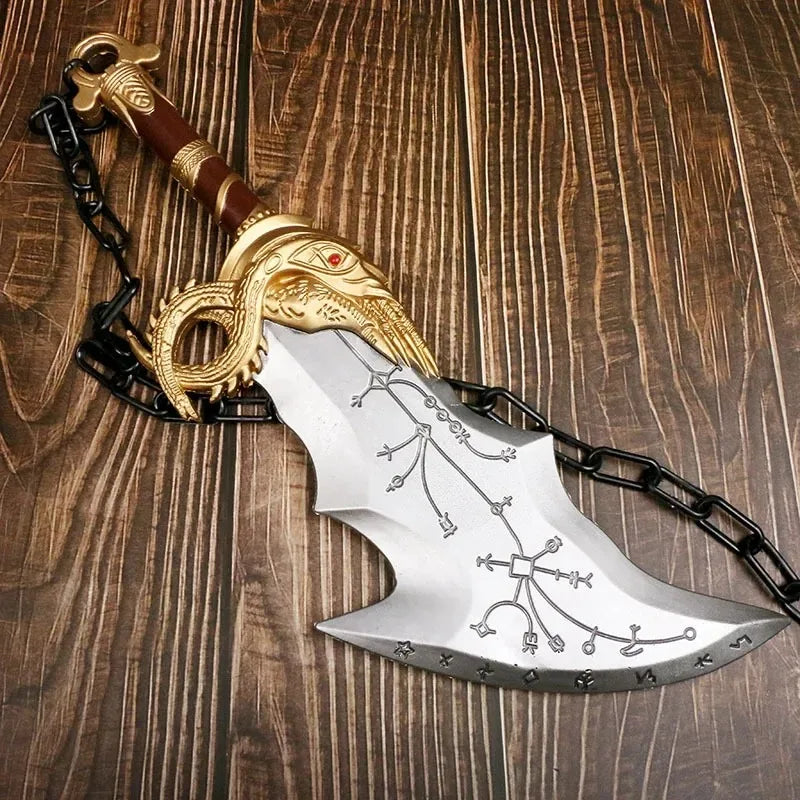 45cm God of War 4 Sword Kratos Cosplay Prop Sabre PU Athena Blade Chaos Ghost Leviathan AXE Real Size Japanese Katana Kid Toy