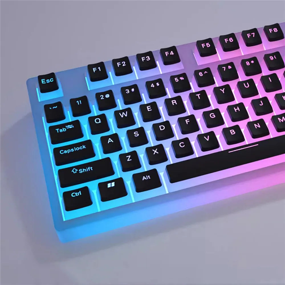 104 Keys Pudding Theme Keycap OEM Profile ABS PBT Double Shot Keycap For Mx Switch Mechanical Keyboard RGB Backlit Key Caps