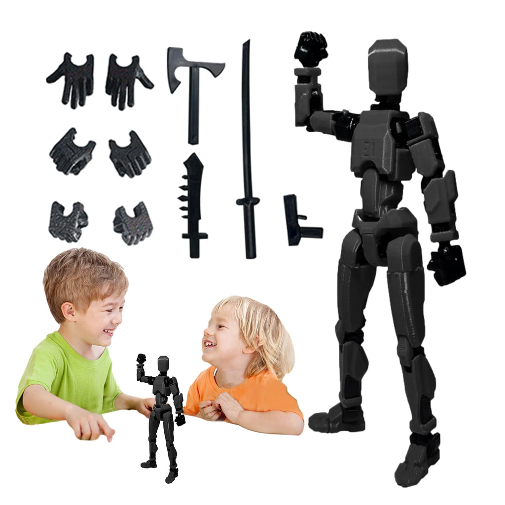 1PCS 13 Joints Figure Articulate Movable Dummy Doll Diy Assembly Toy 3D Printed Action Figure Stop Motion Animation Dummy