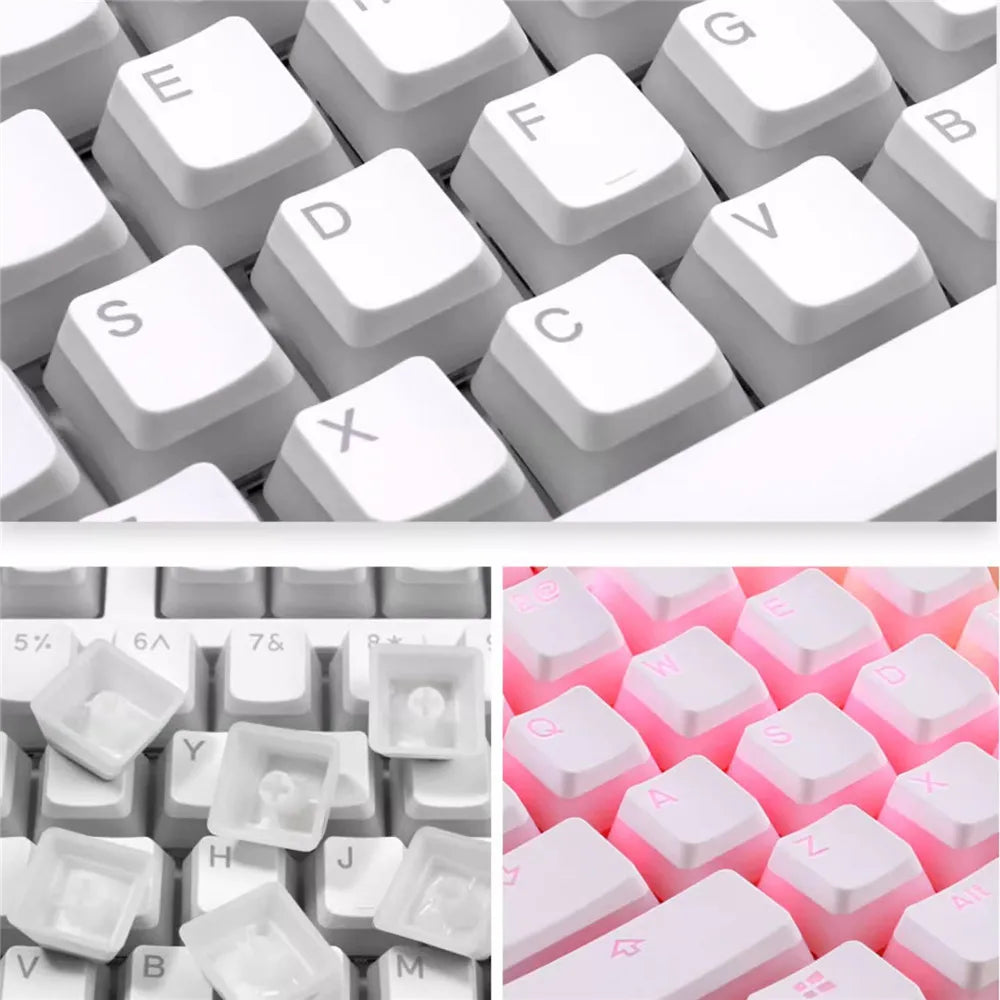 104 Keys Pudding Theme Keycap OEM Profile ABS PBT Double Shot Keycap For Mx Switch Mechanical Keyboard RGB Backlit Key Caps