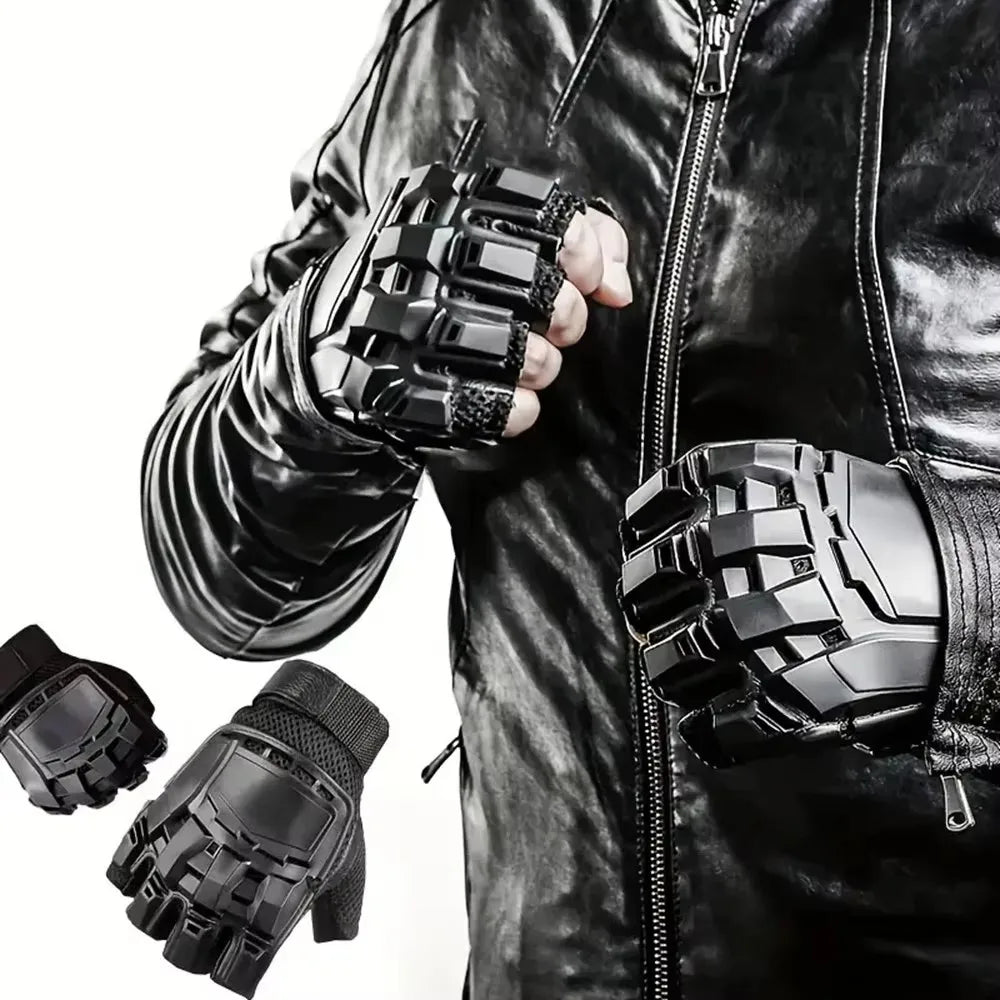 Outdoor Tactical Hard-Shell Breathable Gloves Full/Half Finger Motorcycling Cycling Gloves