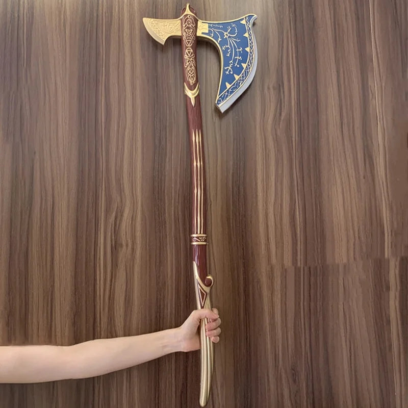 92cm Kratos Katana Axe Anime God of War 4 Cosplay Prop Athena Leviathan Blade Chaos Sword Real Japanese Katana Samurai Sabre Toy