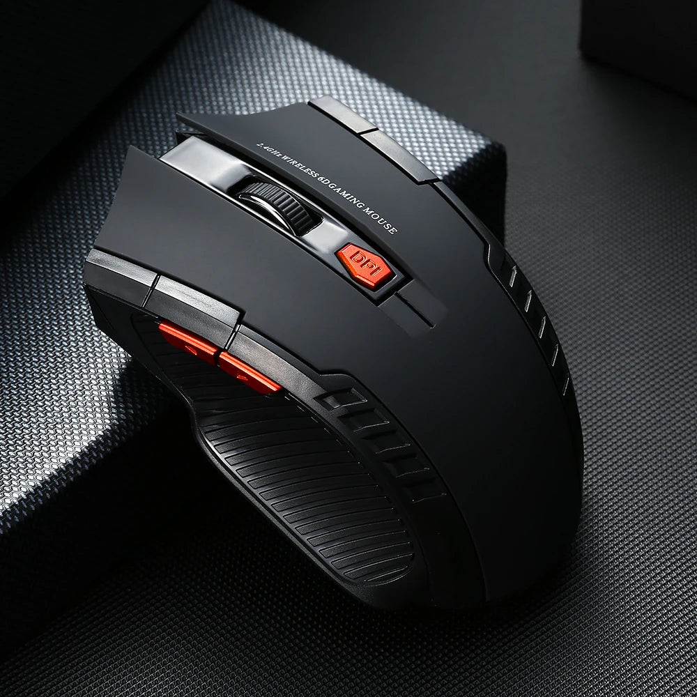 2.4G Wireless Mouse 1600DPI Optical Mouse Gamer for Computer 6 Buttons Wireless Mice with USB Receiver for PC Laptop Accessories