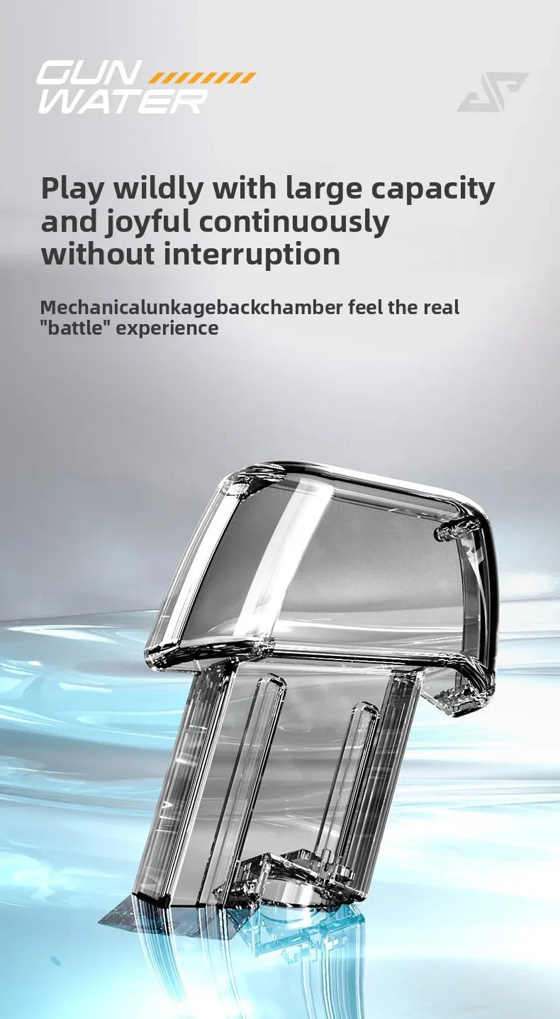 Cross-Border Children's Glock Water Gun Manual Continuous Fire Beach Backpack Water Gun Bath Toy from Mainland China