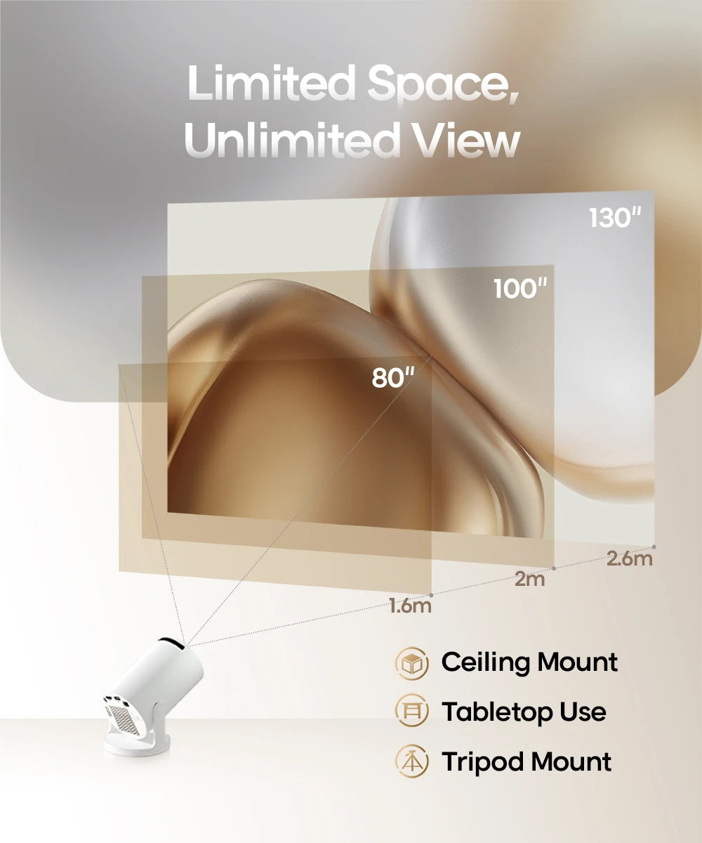 MAGCUBIC Projector HY300 PRO 4K Android 11 Dual Wifi6 290ANSI Allwinner H713 BT5.0 1080P 1280*720P Home Cinema Outdoor Projetor