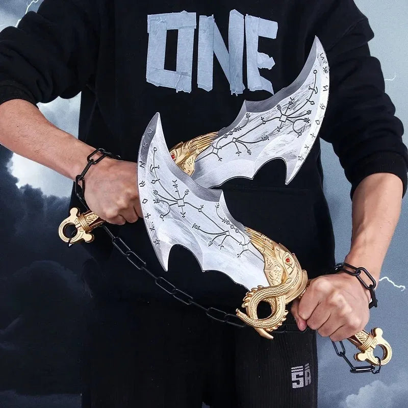 45cm God of War 4 Sword Kratos Cosplay Prop Sabre PU Athena Blade Chaos Ghost Leviathan AXE Real Size Japanese Katana Kid Toy