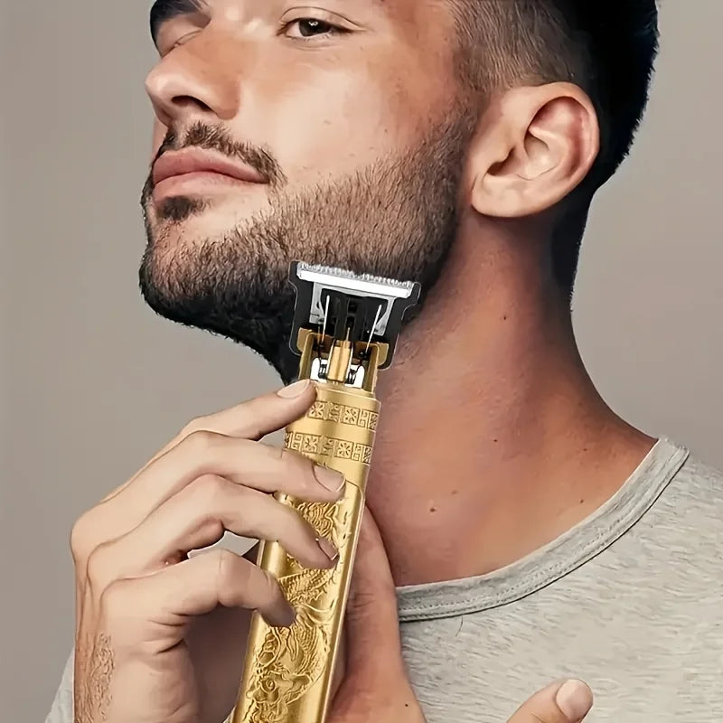 High-Power Electric Clippers Designed for Barbershops, Ideal for Shaving And Trimming with USB Charging.