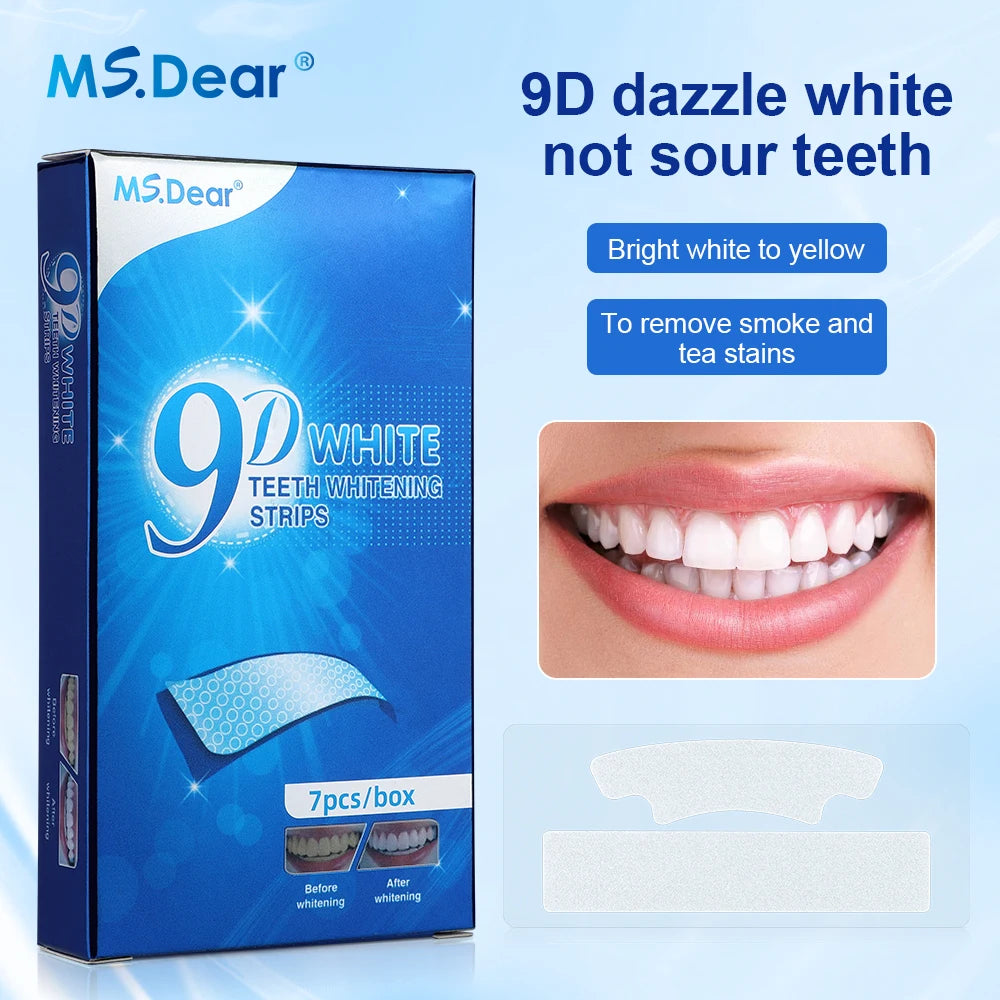 7/14/21/28/70 Pairs 5D Gel Teeth Whitening Strip White Tooth Dental Kit Oral Hygiene Care Strip False Teeth Veneers Whiten Gel