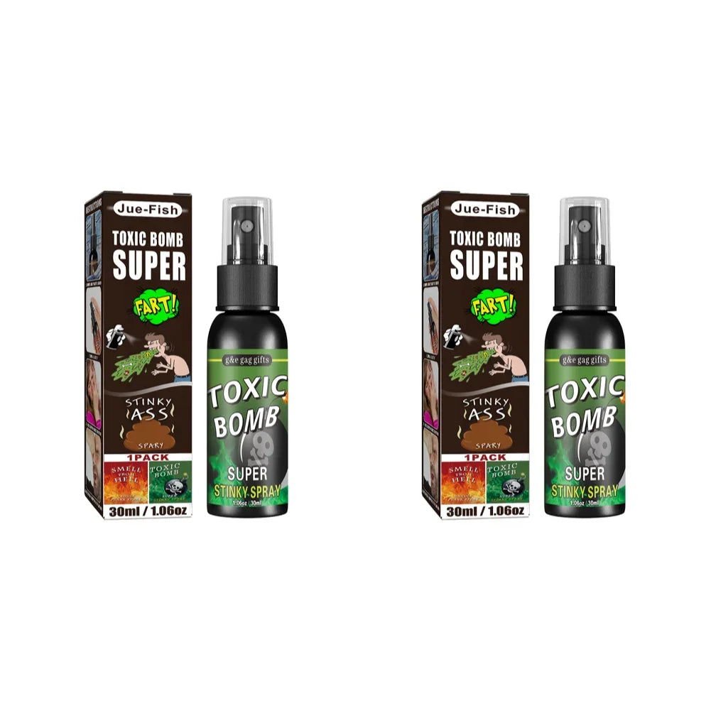 6pcs-1pcs 30ml Halloween Props Liquid Fart Spray Non Toxic Stink Bomb Ass-Smelly Stinky Gas Prank Toy Joke Party Supplies