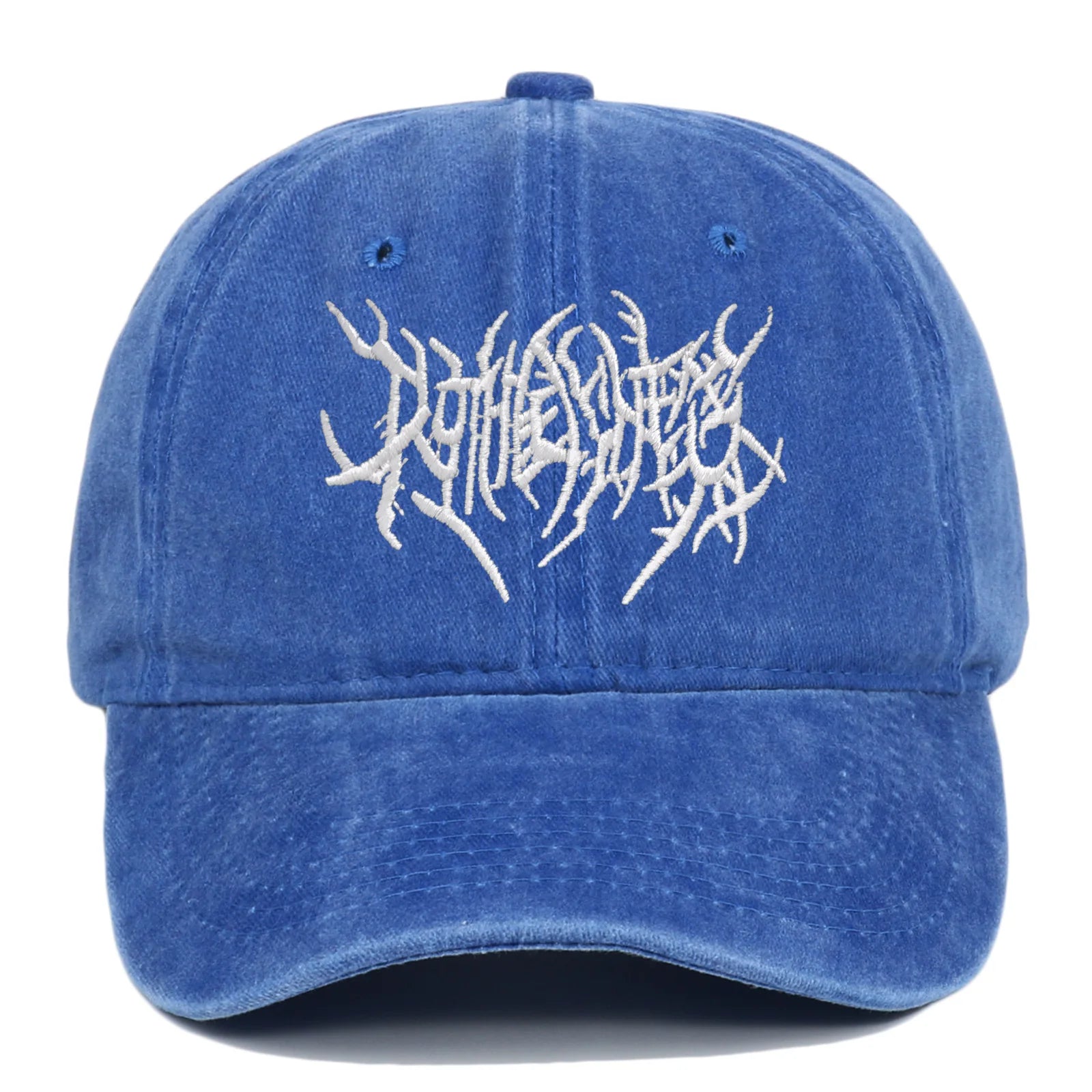 Trendy Embroidered Rock - style Baseball Cap with Unique Logo