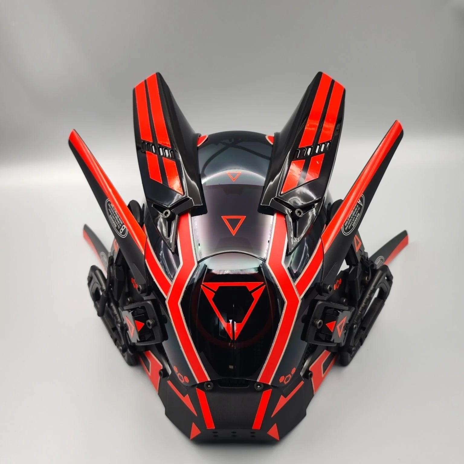 Cyberpunk Mask Led Hair Festival Halloween Christmas Cosplay Helmet Party Gift For Adults