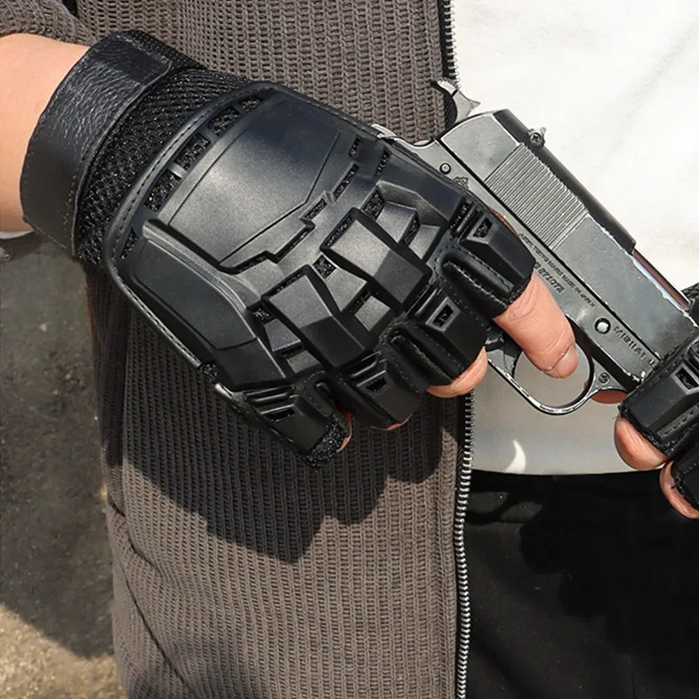 Outdoor Tactical Hard-Shell Breathable Gloves Full/Half Finger Motorcycling Cycling Gloves