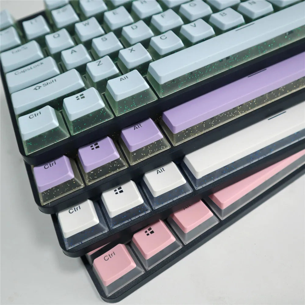 104 Keys Pudding Theme Keycap OEM Profile ABS PBT Double Shot Keycap For Mx Switch Mechanical Keyboard RGB Backlit Key Caps