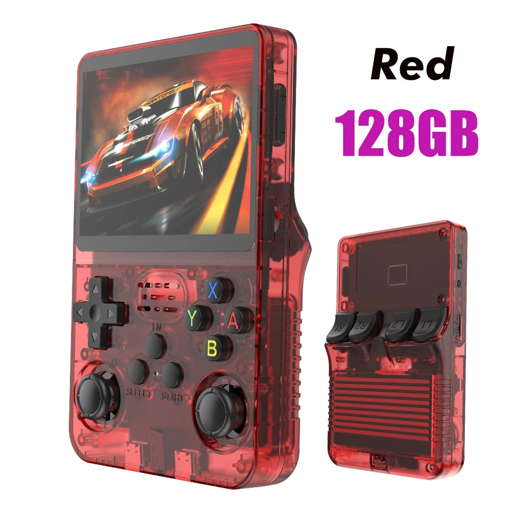 R36S Retro Handheld Video Game Console Linux System 3.5 Inch IPS Screen Portable Pocket Video Player 64G 128GB Games Kid Gift