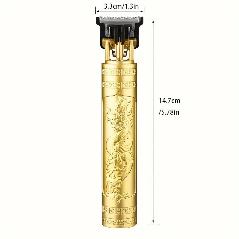 High-Power Electric Clippers Designed for Barbershops, Ideal for Shaving And Trimming with USB Charging.