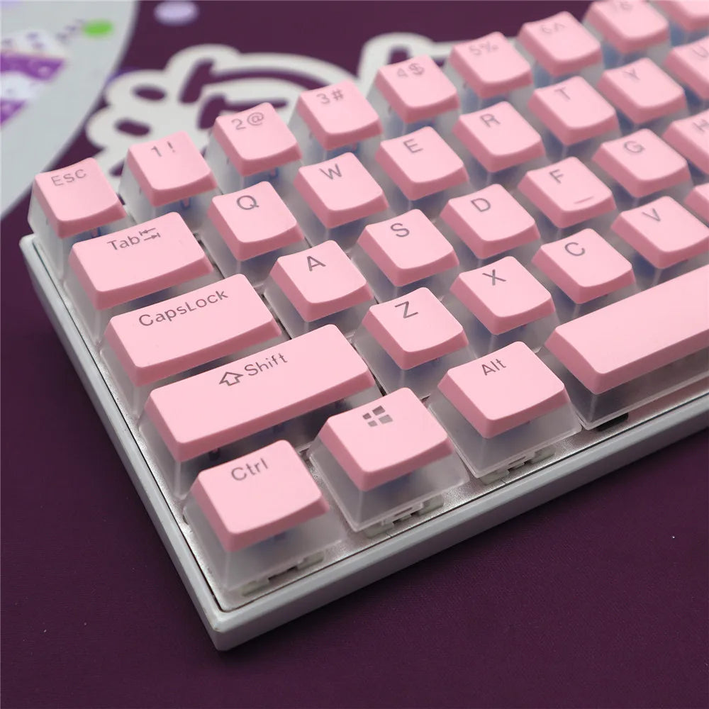 104 Keys Pudding Theme Keycap OEM Profile ABS PBT Double Shot Keycap For Mx Switch Mechanical Keyboard RGB Backlit Key Caps