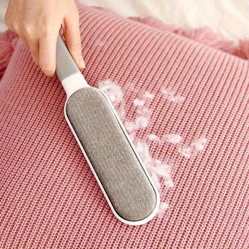 Double-Sided Pet Hair Remover, Manual Electrostatic Sticky Lint Brush, for Cat, Clothing, Sofa, Furniture,  Carpet Cleaning