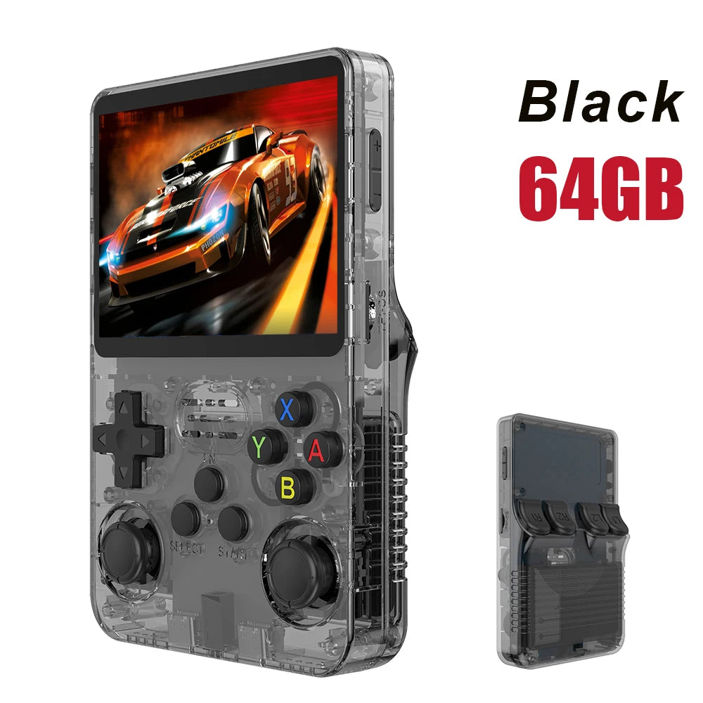 R36S Retro Handheld Video Game Console Linux System 3.5 Inch IPS Screen Portable Pocket Video Player 64G 128GB Games Kid Gift