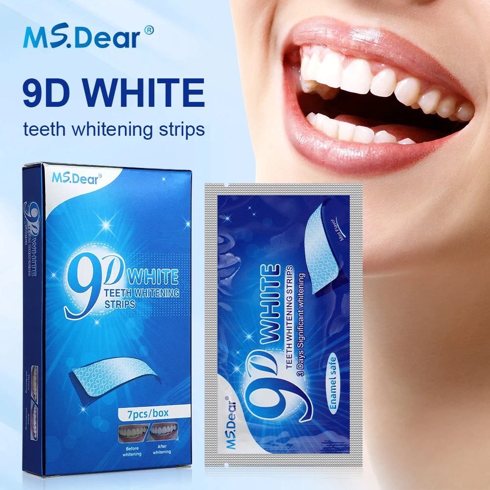 7/14/21/28/70 Pairs 5D Gel Teeth Whitening Strip White Tooth Dental Kit Oral Hygiene Care Strip False Teeth Veneers Whiten Gel