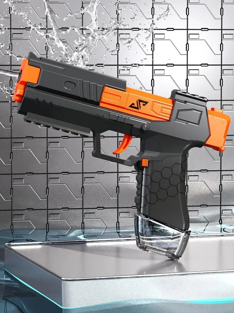 Cross-Border Children's Glock Water Gun Manual Continuous Fire Beach Backpack Water Gun Bath Toy from Mainland China