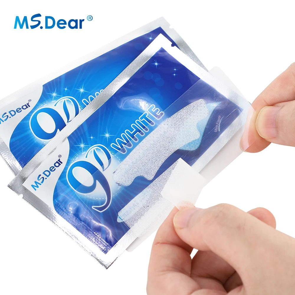 7/14/21/28/70 Pairs 5D Gel Teeth Whitening Strip White Tooth Dental Kit Oral Hygiene Care Strip False Teeth Veneers Whiten Gel