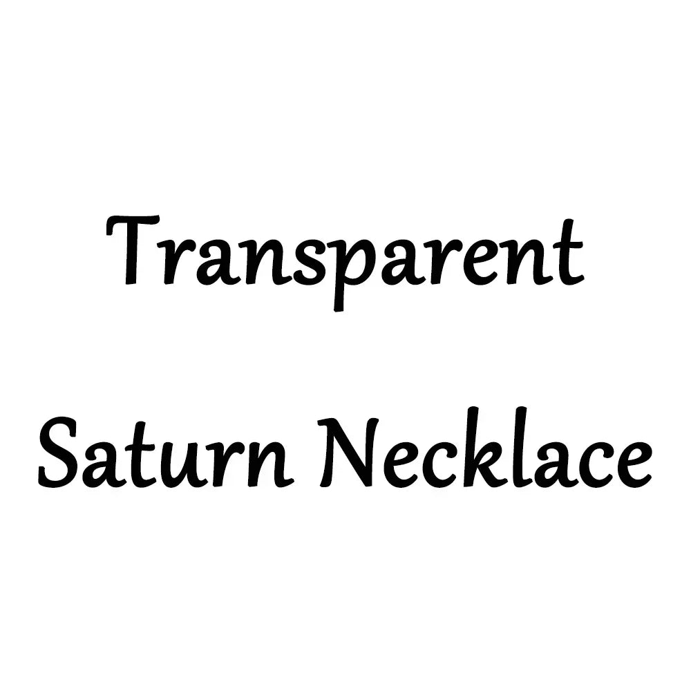 Anime Saturn Same Style Pendant Rock and Roll Necklace Sparkling Star Y2K Luxury High Quality Fashion Men Women Christmas Gifts